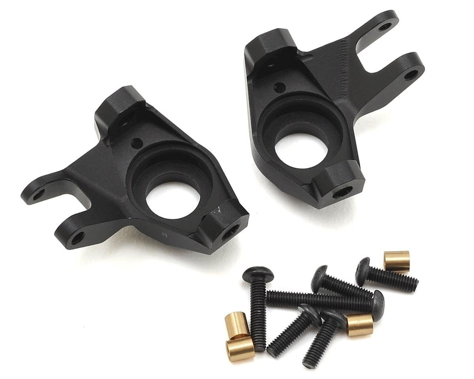 SSD RC SCX10 II Pro Aluminum Knuckles (Black)