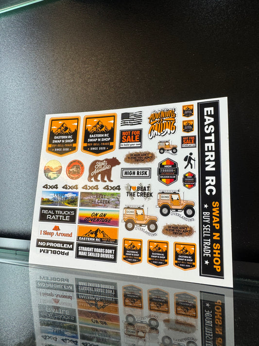 Beat The Creek 2025 Limited Edition Sticker Sheet